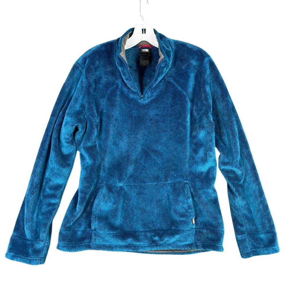 The North Face Women's Teal Blue Plush Pullover Sweater
